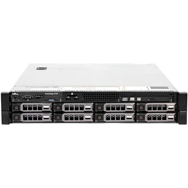 REF SERVER DELL POWEREDGE R720 2U, 2x E5-2620v2, 32GB, 2x 3 TB SAS, H710 mini - GRADE A