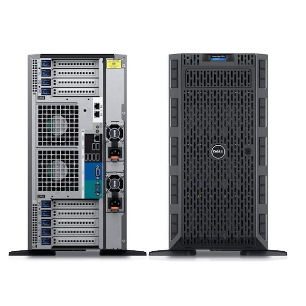 REF SERVER DELL POWEREDGE T630, E5-2683v3, 128GB, 2x 1.2TB SAS SFF, 16x SFF, H730, BEZEL - GRADE A