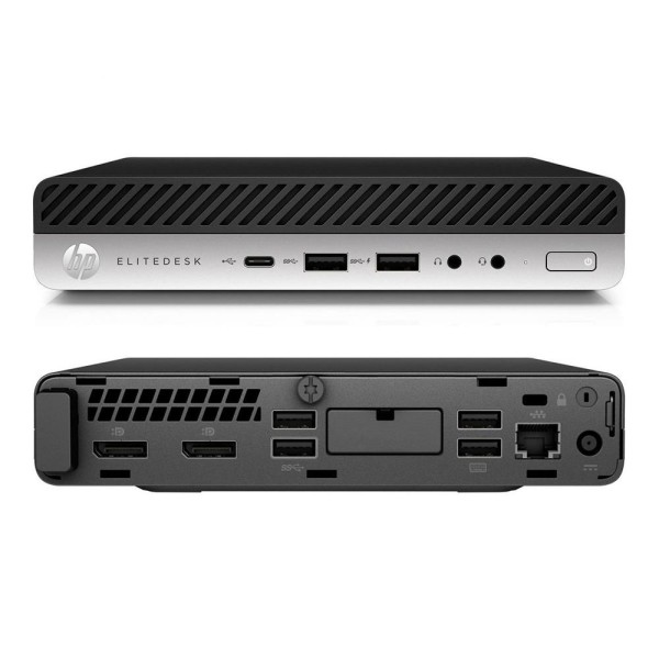 REF HP ELITEDESK 800 G5 MINI PC, i5 9500T, 8GB DDR4, 256GB SSD - GRADE A