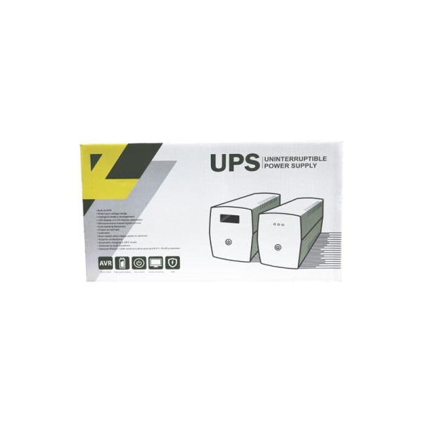 NG UPS 1200VA/720W ΜΕ AVR, LINE INTERACTIVE, 3 SCHUKO, 2x 12V7A, LED