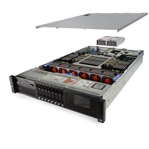 REF SERVER DELL POWEREDGE R820 2U, 4x E5-4657Lv2, 128GB RAM, 4x 900GB SAS, H710 - GRADE A