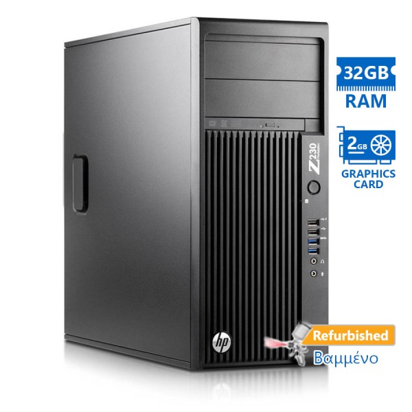 HP Z230 Tower i7-4770/32GB DDR3/1TB/Nvidia 2GB/No ODD/8P Grade A+ Workstation Refurbished PC