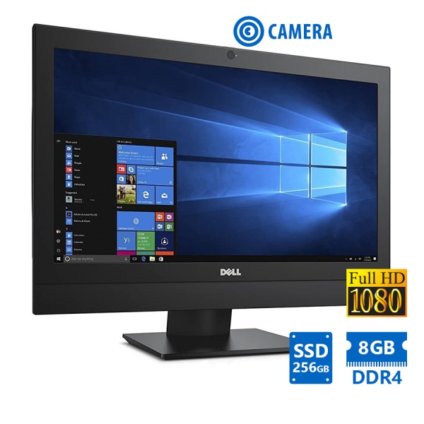 Dell OptiPlex 7440 AIO w/Monitor 23”FHD i5-6500/8GB DDR4/256GB SSD/DVD/Webcam/8H Grade A Refurbished