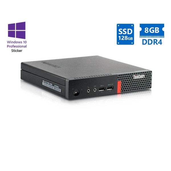 Lenovo ThinkCentre M710q Tiny i3-7100T/8GB DDR4/128GB SSD/No ODD/10P Grade A Refurbished PC