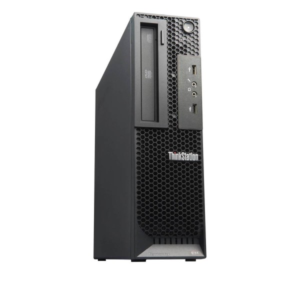 Lenovo Thinkstation E31 SFF i3-2120/8GB DDR3/500GB/DVD/Nvidia 1GB/7P Grade A+ Workstation Referbishe