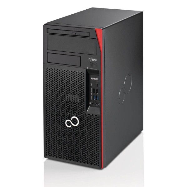 Fujitsu P758 Tower i5-8500/16GB DDR4/256GB M.2 SSD/DVD/V/10P Grade A+ Refurbished PC